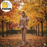 ست پاییزی زنانه بافت لطیف نخی گرم راحت و شیک در پنج رنگ جذاب