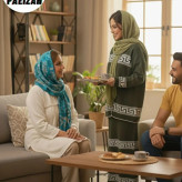 ست پاییزی زنانه بافت لطیف نخی گرم راحت و شیک در پنج رنگ جذاب