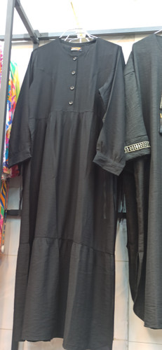 مانتو نخی مشکی